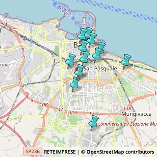 Mappa Via Papa Bonifacio IX, 70124 Bari BA, Italia (1.56167)