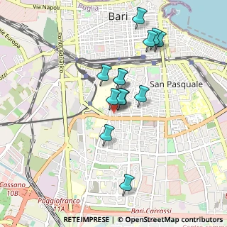 Mappa Via Papa Bonifacio IX, 70124 Bari BA, Italia (0.83692)