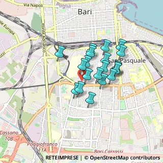 Mappa Via Papa Bonifacio IX, 70124 Bari BA, Italia (0.6905)