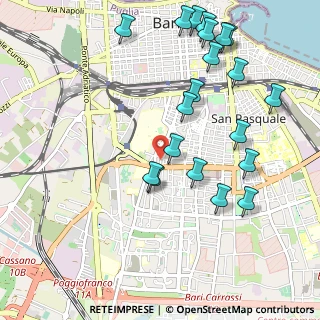 Mappa Via Papa Bonifacio IX, 70124 Bari BA, Italia (1.2515)