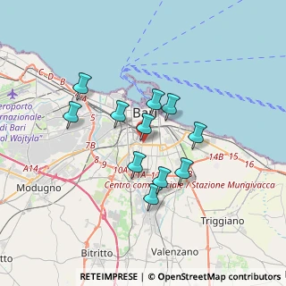 Mappa Via Papa Bonifacio IX, 70124 Bari BA, Italia (3.01182)