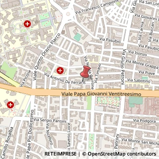 Mappa Via Antonio de Ferraris, 50, 70124 Bari, Bari (Puglia)