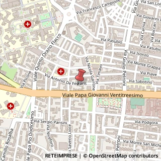 Mappa Via A. De Ferraris, 70124 Bari, Bari (Puglia)