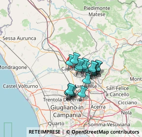 Mappa Via IV Novembre, 81043 Capua CE, Italia (9.97)