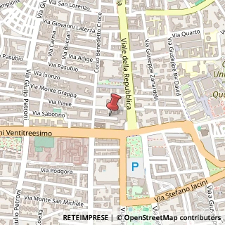 Mappa Via A. Tosti - Cardarelli, 24, 70125 Bari, Bari (Puglia)