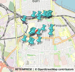 Mappa Via Antonio de Ferrariis, 70124 Bari BA, Italia (0.7065)