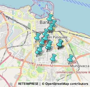 Mappa Via Antonio de Ferrariis, 70124 Bari BA, Italia (1.19412)