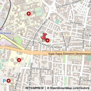 Mappa Via Giuseppe Saverio Poli,  20, 70124 Bari, Bari (Puglia)