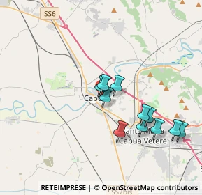 Mappa Via Principi Normanni, 81043 Capua CE, Italia (3.55909)