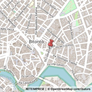 Mappa Via Crocifisso, 29, 70032 Bitonto, Bari (Puglia)