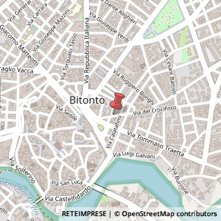 Mappa Via Crocifisso, 23, 70032 Bitonto, Bari (Puglia)