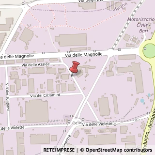 Mappa Via delle azalee, 70026 Modugno, Bari (Puglia)