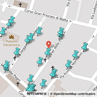 Mappa Via Pier della Vigna, 81043 Capua CE, Italia (0.08519)