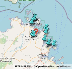 Mappa Via Giovanni da Verrazzano, 07021 Arzachena SS, Italia (10.7275)