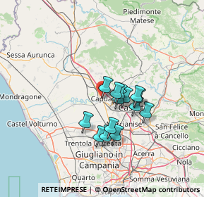 Mappa Via G. Amalfitano, 81043 Capua CE, Italia (10.525)