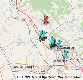 Mappa Via G. Amalfitano, 81043 Capua CE, Italia (4.44)