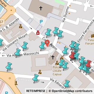 Mappa Via G. Amalfitano, 81043 Capua CE, Italia (0.08519)