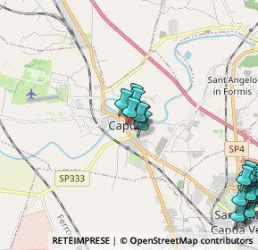 Mappa Via G. Amalfitano, 81043 Capua CE, Italia (3.1)