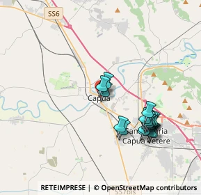 Mappa Via G. Amalfitano, 81043 Capua CE, Italia (3.93765)