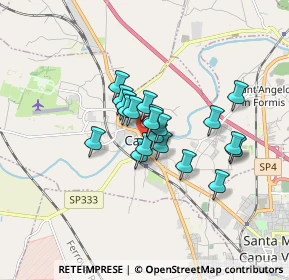 Mappa Vico S. Lorenzo, 81043 Capua CE, Italia (1.1985)