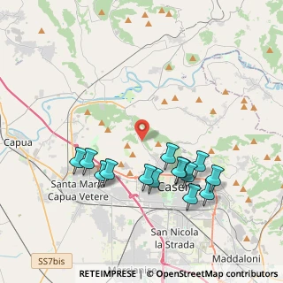Mappa SS 87, 81100 Caserta CE, Italia (4.22857)