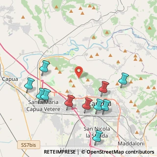 Mappa SS 87, 81100 Caserta CE, Italia (5.09273)