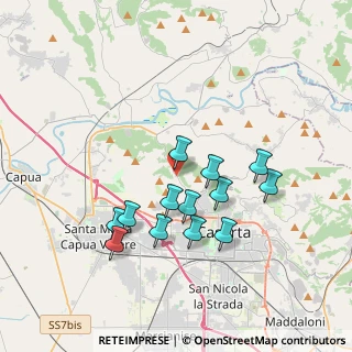 Mappa Via Sannitica, 81100 Caserta CE, Italia (3.53615)