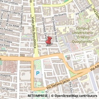 Mappa Via Giuseppe Zanardelli,  79, 70125 Bari, Bari (Puglia)