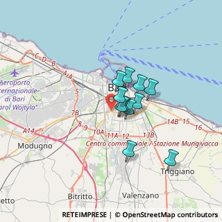 Mappa Viale Domenico Cotugno, 70124 Bari BA, Italia (2.37273)