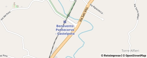 Mappa Benevento