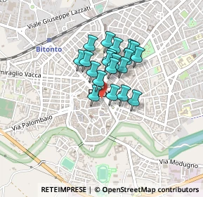 Mappa Torrione angioino, 70032 Bitonto BA, Italia (0.305)