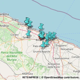 Mappa , 70032 Bitonto BA, Italia (8.39412)