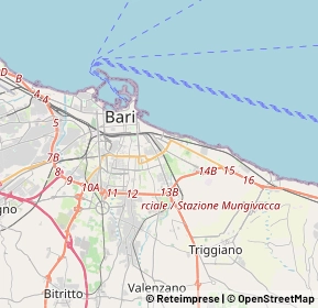 Mappa Via Pietro Giannone, 70126 Bari BA, Italia (2.35455)