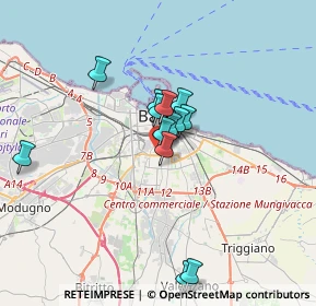 Mappa Via Antonio de Ferraris, 70124 Bari BA, Italia (2.84538)