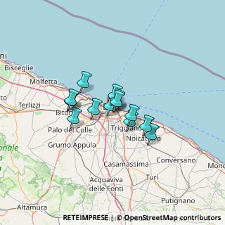 Mappa Via Benedetto Lorusso, 70124 Bari BA, Italia (8.67692)