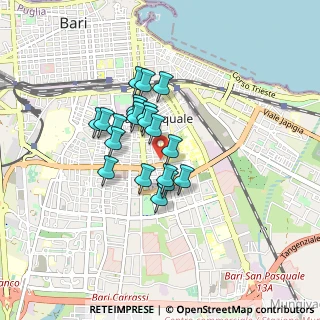 Mappa Via A. Bertolini n, 70125 Bari BA, Italia (0.655)