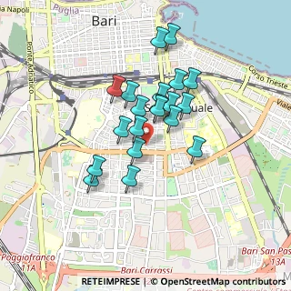 Mappa Via Sabotino, 70125 Bari BA, Italia (0.7215)