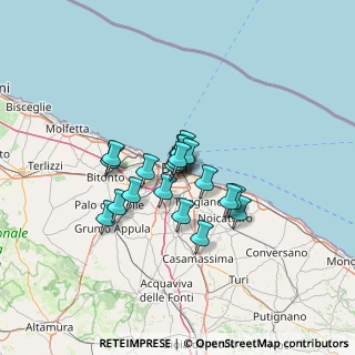 Mappa Via Sabotino, 70125 Bari BA, Italia (9.107)