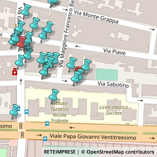 Mappa Via Sabotino, 70124 Bari BA, Italia (0.08571)
