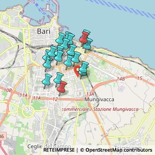 Mappa Via Sette Pietro, 70125 Bari BA, Italia (1.493)