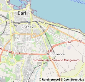 Mappa Via Sette Pietro, 70125 Bari BA, Italia (1.352)