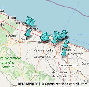 Mappa SP 231 Km.5, 70032 Bitonto BA, Italia (10.386)