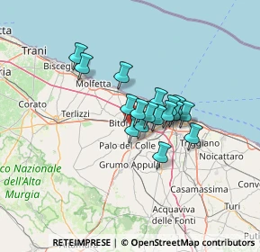 Mappa SP 231 Km.5, 70032 Bitonto BA, Italia (9.17)