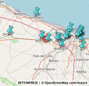 Mappa SP 231 Km.5, 70032 Bitonto BA, Italia (9.3895)