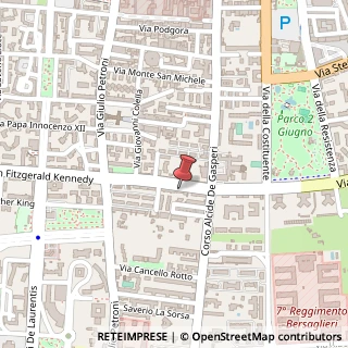 Mappa Viale John Fitzgerald Kennedy, 22/24, 70124 Bari, Bari (Puglia)