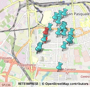 Mappa Via Che Guevara, 70124 Bari BA, Italia (0.8635)