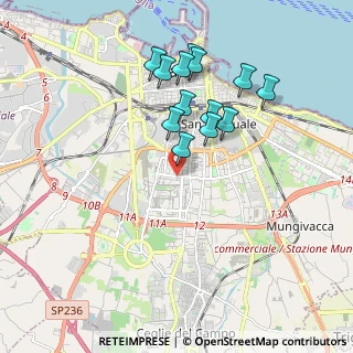 Mappa Via John Fitzgerald Kennedy, 70124 Bari BA, Italia (1.85077)