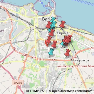 Mappa Via John Fitzgerald Kennedy, 70124 Bari BA, Italia (1.47125)