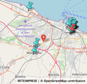 Mappa SS96 119+700, 70026 Modugno BA, Italia (5.42)