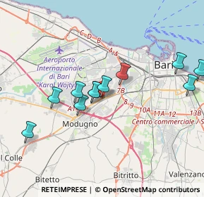 Mappa SS96 119+700, 70026 Modugno BA, Italia (3.75091)